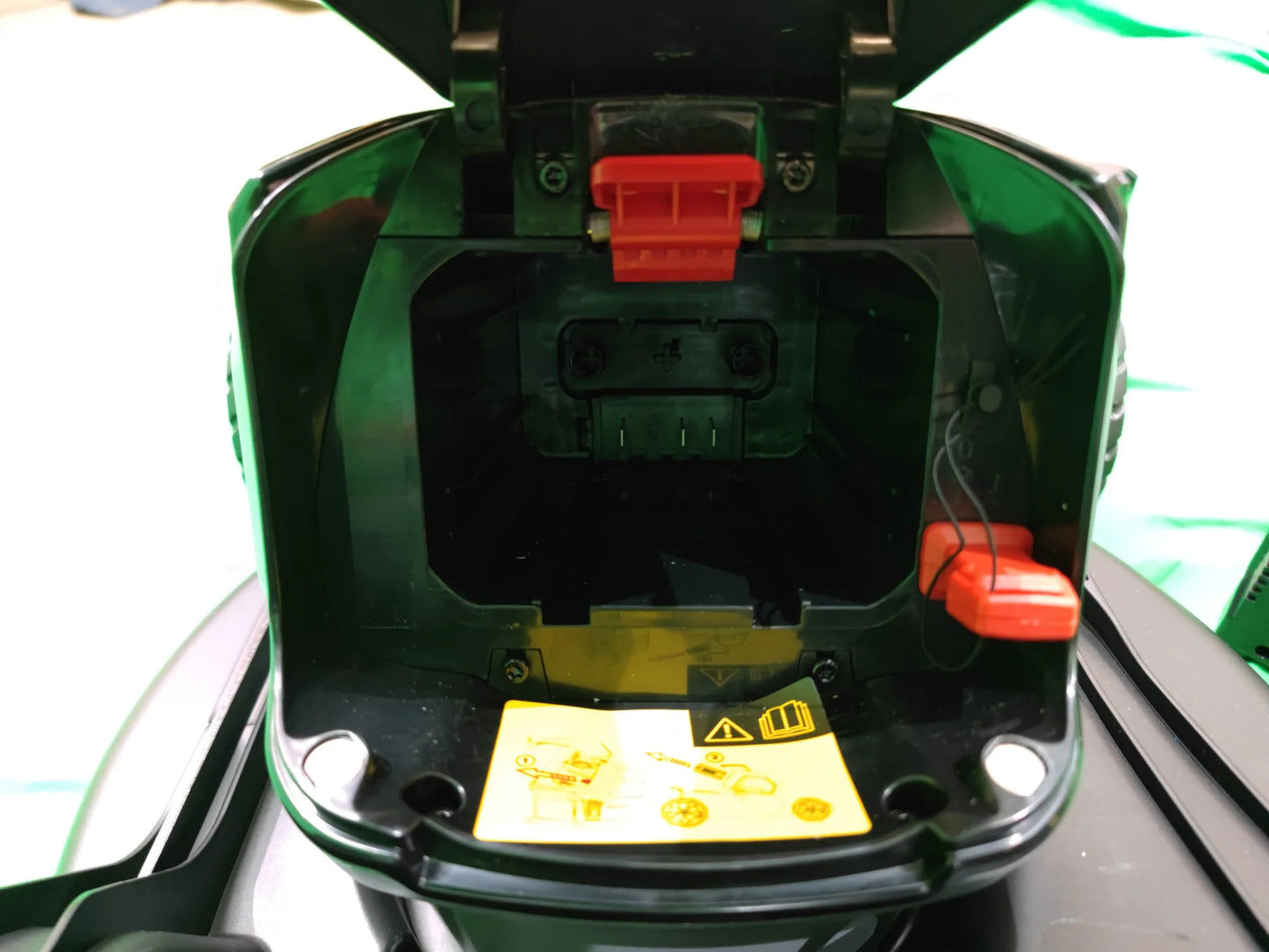 2025 Cortacésped inalámbrico Powerworks PD60LM41K2 60 V, con batería 60V 2 Ah y cargador