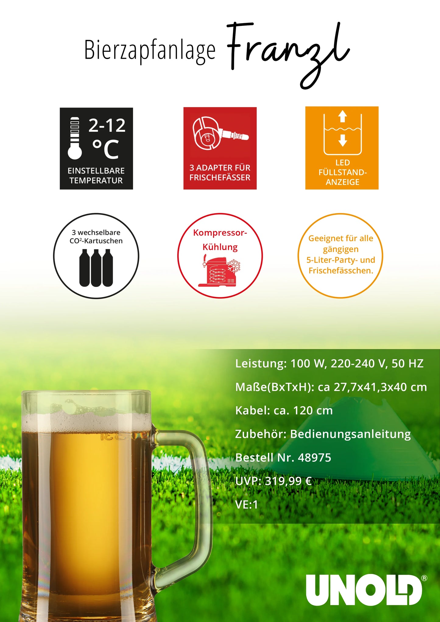 2025 Dispensador de cerveza Franzl