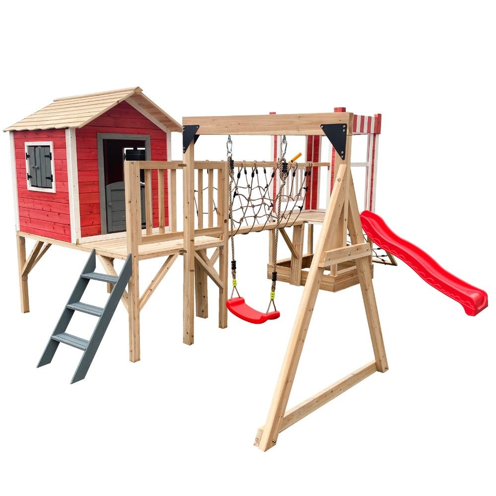 Parque De Juegos Home Deluxe Wunderland 340 X 555 X 215 Cm - Naturaleza
