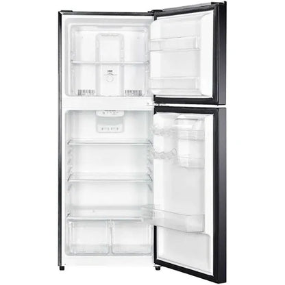 2025 Refrigerador Magic Chef HMDR1000BE con congelador superior, negro, 10,1 pies cúbicos