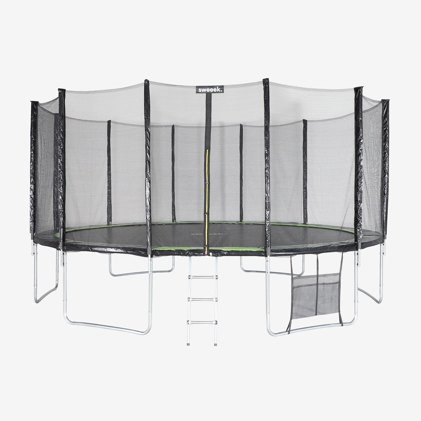 Cama Elástica Con Pack De Accesorios, 490cm, Verde