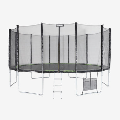 Cama Elástica Con Pack De Accesorios, 490cm, Verde