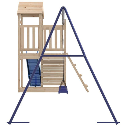Parque Infantil De Exterior Madera Maciza De Pino Vidaxl