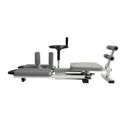 Dispositivo profesional de estiramiento de piernas con capacidad de carga de 150 kg, equipo robusto para el hogar y el gimnasio.