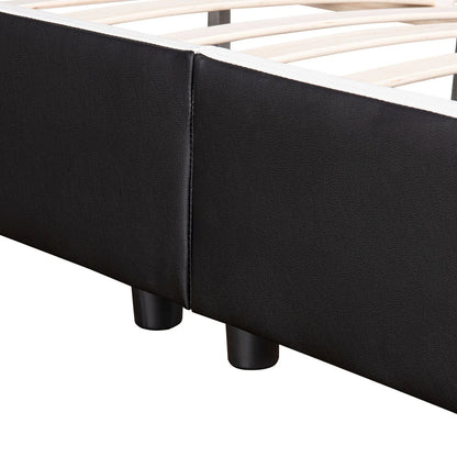 2025 Cama tapizada Sevilla 140x200 cm en blanco