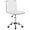 Silla de Oficina Yaheetech de Cuero PU, Respaldo Bajo, Altura Ajustable 41,5-56,5 cm