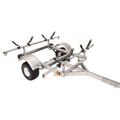2025 Kit remolque Malone LowMax 2 para kayak, capacidad 600 lb, acero galvanizado, luces LED, neumáticos homologados 70 MPH