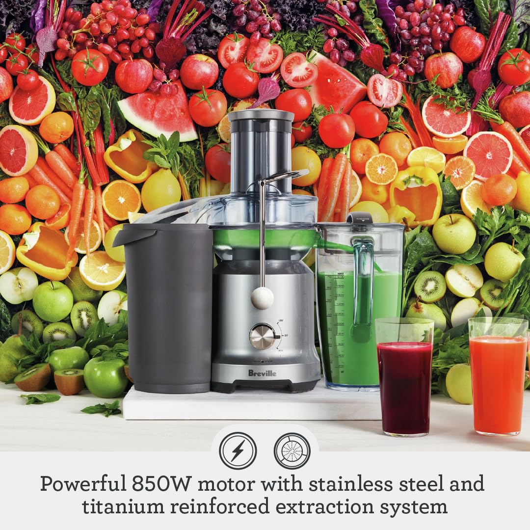 2025 Exprimidor de prensado en frío Breville BJE430SIL