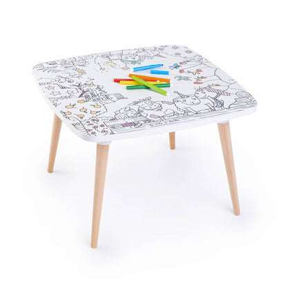 Mesa Infantil Para Colorear