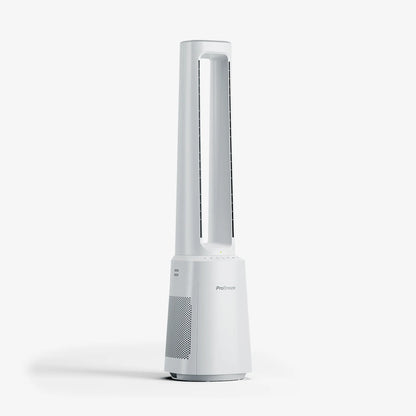 Ventilador torre sin aspas premium OmniAir 41" con purificador de aire - Blanco