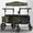 Carrito-Paseador Jeep Wrangler Deluxe – 2 Asientos con Arnés de 5 Puntos, Bolsa Térmica, Capota Anti-UV, Amplio Almacenamiento, Ruedas Todo Terreno Antipinchazos, Manillares Ajustables
