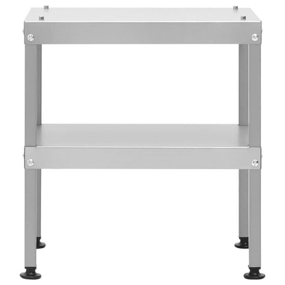 Mesa Para Horno Ahumador Acero Galvanizado 40x28x44,5 Cm Vidaxl
