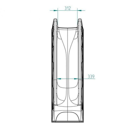 Rampa De Tobogán Masgames Xl (altura 150 Cm) Verde Lima