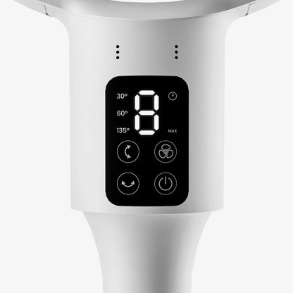 2025 Ventilador de pie híbrido AirFlo™ 43" - Circulador de aire ultrasilencioso - Blanco