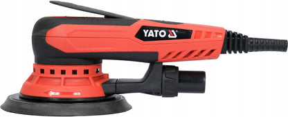SZLIFIERKA ORBITALNA 150MM 350W Z REGULACJĄ OBROTÓW +KRĄŻKI P120 50sz. YATO