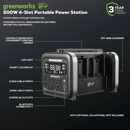 2025 Estación de energía portátil 24V 500W (solo herramienta)