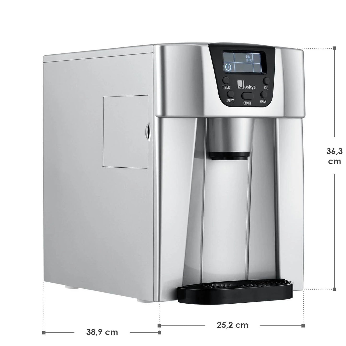 2025 Máquina de hielo PIM200L con dispensador – ¡Refrescate con hielo siempre listo!