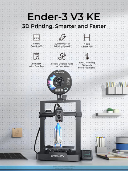 2025 Creality Ender-3 V3 KE Impresora 3D, Velocidad Alta de 500 mm/s
