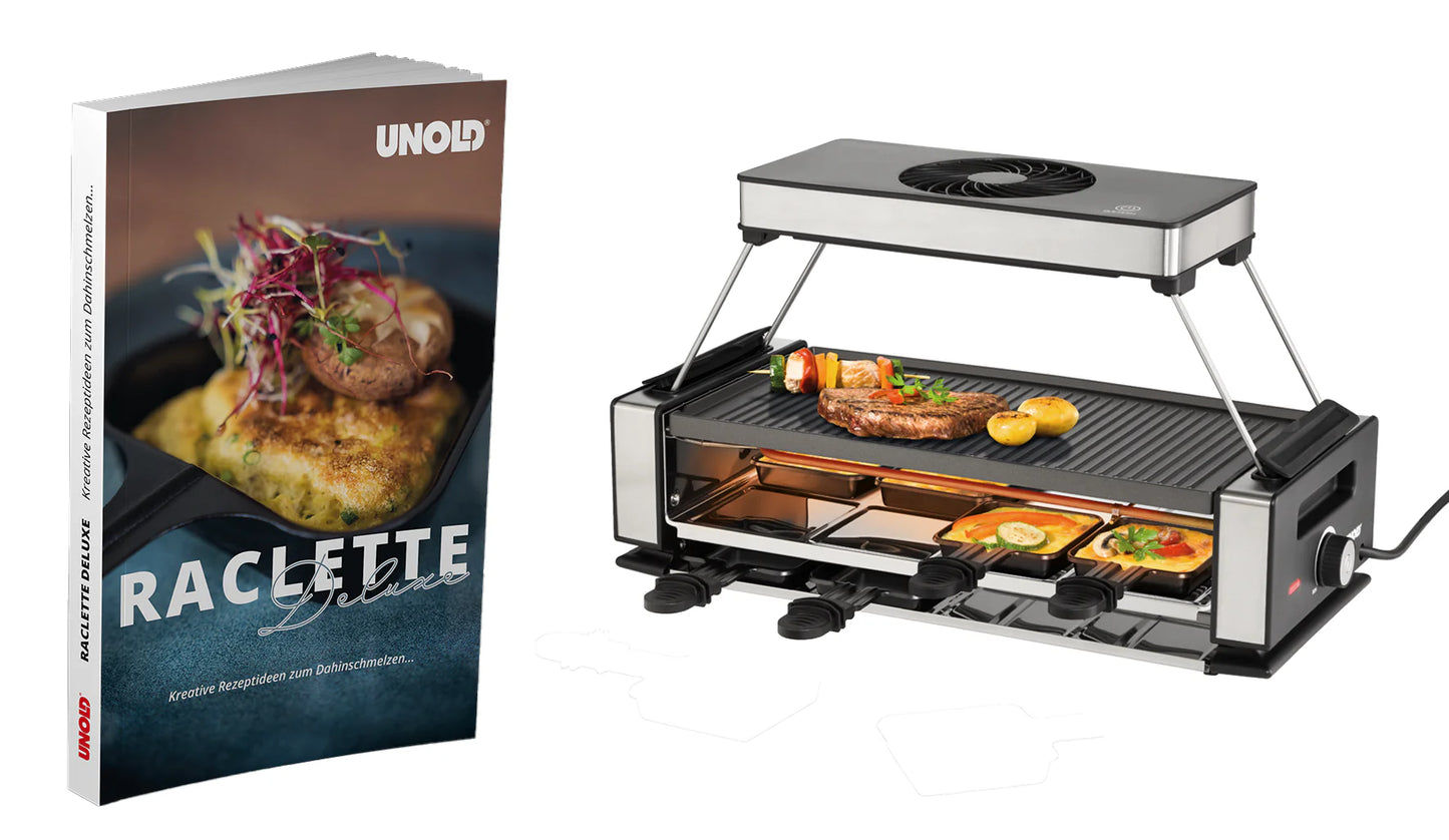 2025 Raclette Smokeless – Raclette sin humo con libro de recetas Raclette