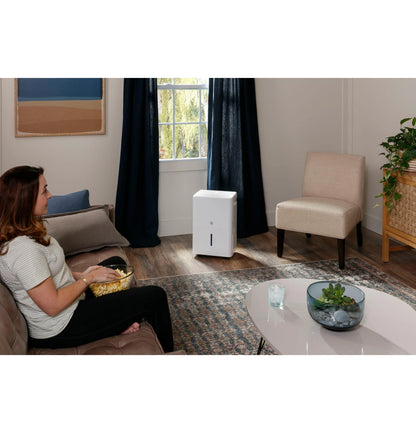 2025 GE Appliances ADHR35LB – Deshumidificador Portátil de 35 Pintas Certificado Energy Star® con Smart Dry