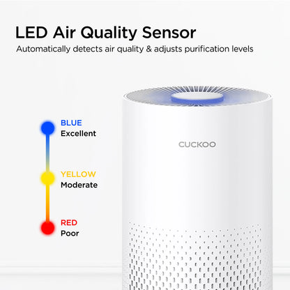 2025 Purificador de aire con filtración 3 en 1 H13 True HEPA (CAC-I0510FW)