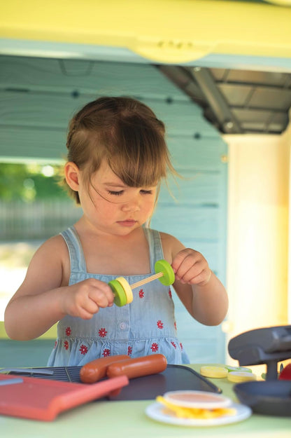 Smoby Life Garden House - Casa de Jardín Infantil de jardinería- Incluye Jardinera, Comedero para Pájaros, Herramientas y Accesorios - Protección UV - Material Reciclado - más de 2 años (7600810408)