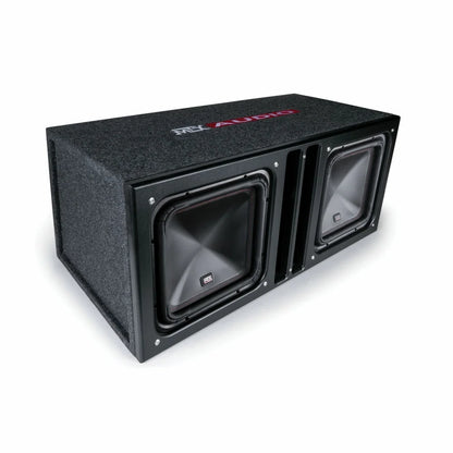 2025 MTX SLH12X2S Subwoofer doble de 12" Sledgehammer sin caja
