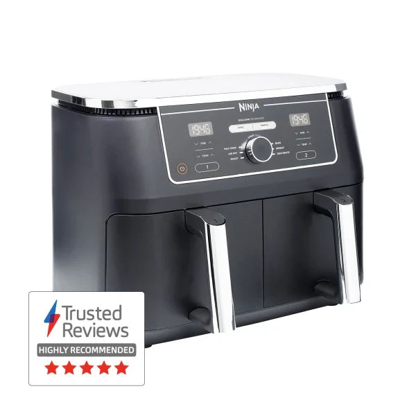 2025 Freidora de Aire Ninja Foodi MAX Dual Zone AF400UK 9,5L – Negro