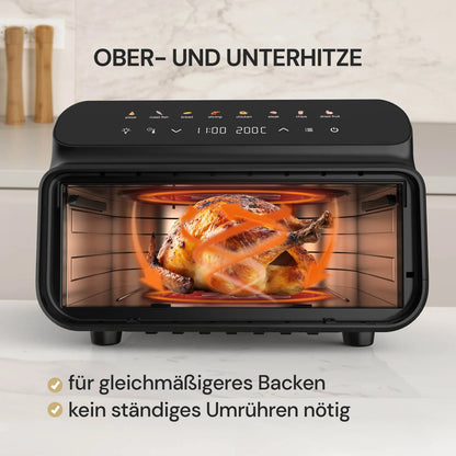 2025 Freidora de aire caliente Rosmarino Infinity MasterPro "5 en 1" – 10 L