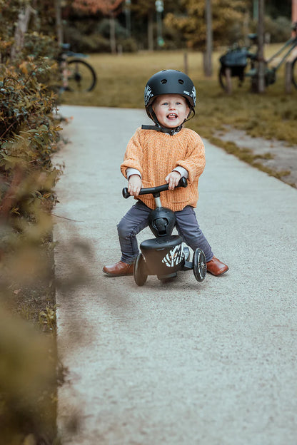2025 Patinete Scoot & Ride Highwaykick 1 Lifestyle 2-en-1 con Asiento, para Niños de 1 a 5 Años, Diseño con Compartimento de Almacenamiento