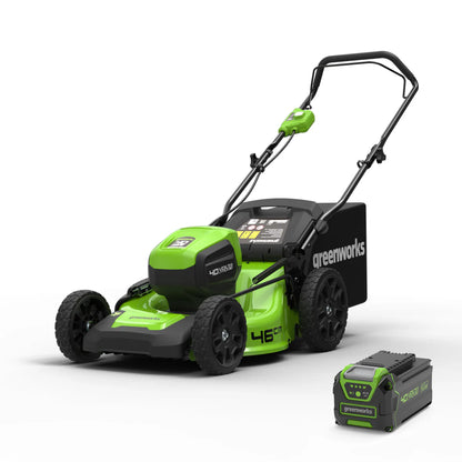 2025 Cortacésped inalámbrico 40V – Ancho de corte 46 cm – con batería de 4 Ah