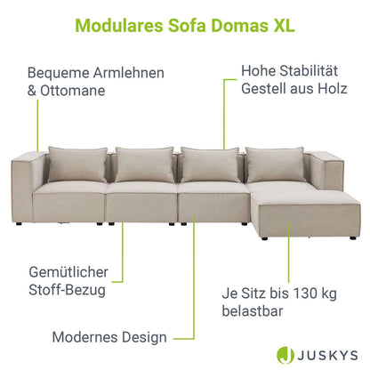 2025 Sofá modular Domas XL - 4 plazas