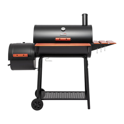 2025 Royal Gourmet CC1830W Parrilla de carbón de 76 cm con ahumador lateral