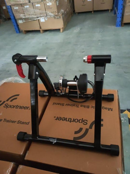2025 Soporte de Entrenamiento para Bicicleta en Interiores - Sportneer Soporte Magnético Estacionario con Reducción de Ruido y 6 Niveles de Resistencia Ajustables