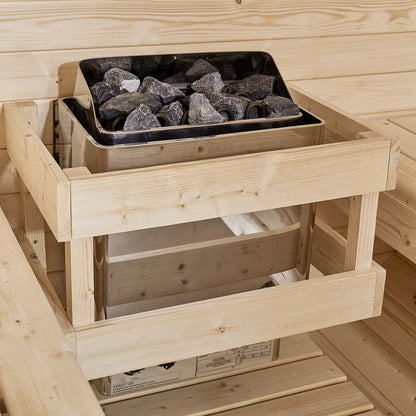 2025 Sauna barril Spitzbergen con estufa de sauna