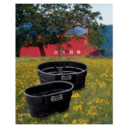 2025 Tanque de Existencias Rubbermaid FG424500BLA, Capacidad de 150 Gal, Plástico, Negro