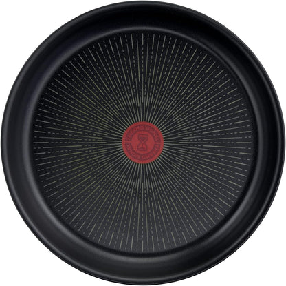 Tefal Ingenio Unlimited On - Juego de 3 Cazos 16/18/20 cm + Mango extraíble | Apto inducción, antiadherentes, revestimiento titanio, Thermo-signal, sin PFOA, apto lavavajillas y horno