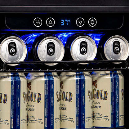 2025 Newair® Refrigerador de Bebidas Empotrable de Acero Inoxidable - 96 Latas - 15”