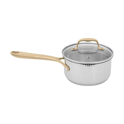 Set de Cocina de 10 Piezas No Tóxico en Acero Inoxidable con 3 Piezas de Cerámica Antiadherente ZLINE (CWSETL-NS-10)