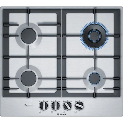 2025 Placa de Gas Bosch PCH6A5B90 Serie 6 – 60 cm de Acero Inoxidable
