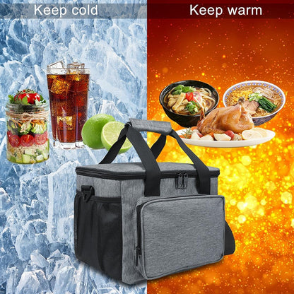 2025 Bolsa Isotérmica para Entrega de Alimentos, Bolsa Térmica para Frío y Calor, Apta para Catering, Musbus, Verde