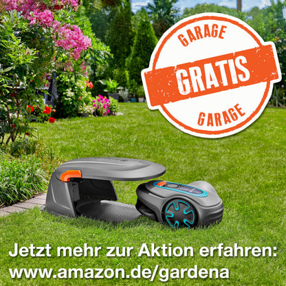 2025 Robot cortacésped Gardena SILENO minimo 350 m²: cortacésped inteligente con conectividad óptima, programable vía la aplicación Gardena Bluetooth (15208-47)