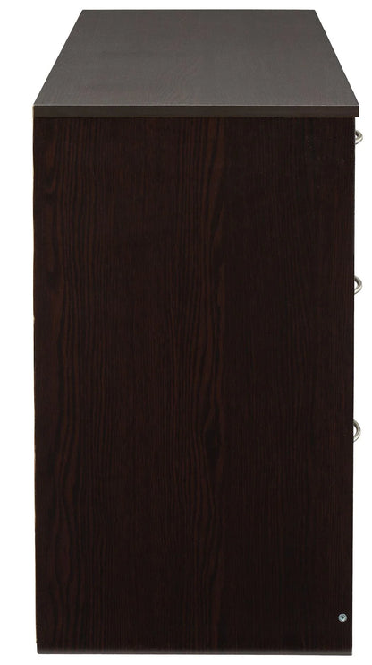 Cómoda Finch – Negra – Seis Cajones