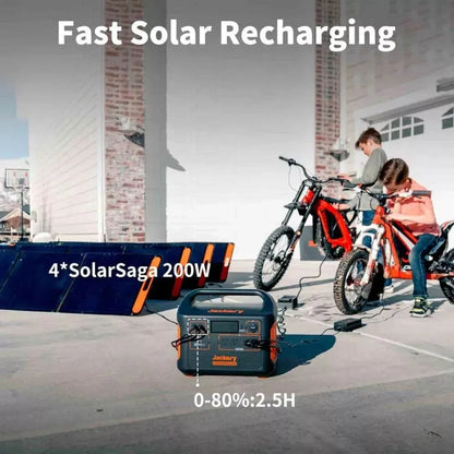2025 Generador solar Jackery 2000 (Jackery 2000 con 4 paneles SolarSaga 200W)