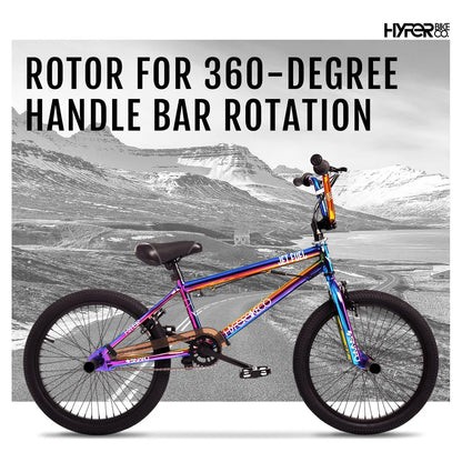 Bicicleta BMX Hyper Bicycles Jet Fuel de 20" para niños.