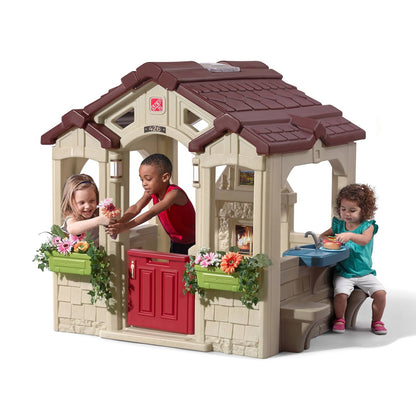 2025 Casa de Juguete Step2 Charming Cottage – Cabaña Infantil de Juegos con Cocina y Chimenea