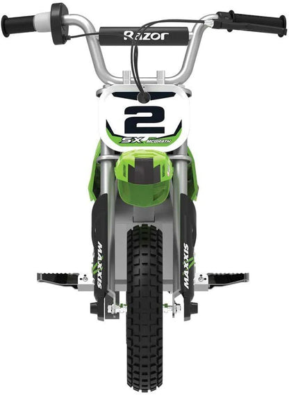2025 Moto Eléctrica Todoterreno para Niños Razor Dirt Rocket SX350 – Verde (Desde 13 años)