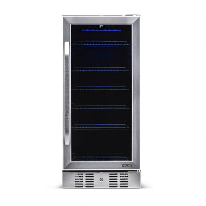 2025 Newair® Refrigerador de Bebidas Empotrable de Acero Inoxidable - 96 Latas - 15”