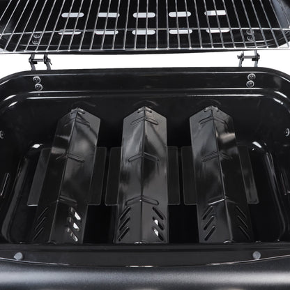 2025 Parrilla a gas RevoAce de 3 quemadores con quemador lateral, color azul zafiro, modelo GBC1729WBS, nueva