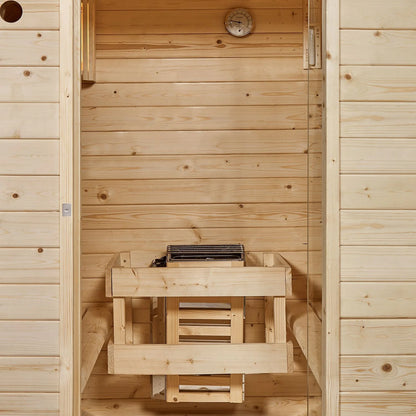 2025 Sauna barril Spitzbergen con estufa de sauna